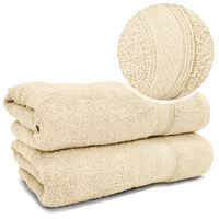 Bavlněný ručník BARRY - 50x90 cm - 450g/m2 - ecru bílý