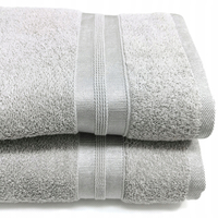 Bavlněný ručník WIKI - 50x90 cm - 450g/m2 - světle šedý