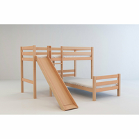 Dětská skluzavka k posteli EMIL - přírodní