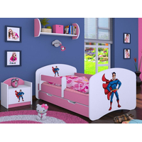 Dětská postel se šuplíkem 180x90cm SUPERMAN