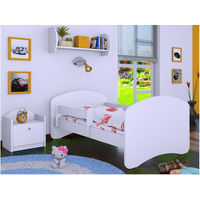 Dětská postel bez šuplíku 180x90cm BEZ MOTIVU - bílá