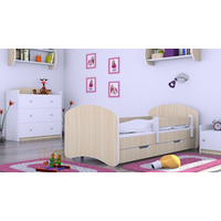 Dětská postel se šuplíkem 180x90 cm - MLÉČNÝ DUB