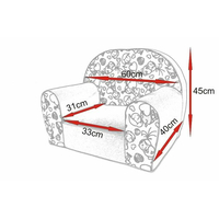 Dětské křesílko ZÁVODNÍ AUTO - tmavě modré