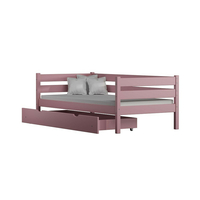 Dětská postel z masivu KARAS 2 - 180x90 cm - růžová