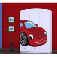 Dětská skříň RED CAR - TYP 11