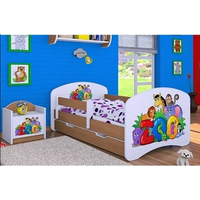 Dětská postel se šuplíkem 180x90cm ZOO - buk