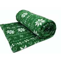 Deka NORDIC 170x200 cm - vánoční vzor - zelená