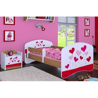 Dětská postel bez šuplíku 180x90cm LOVE - buk