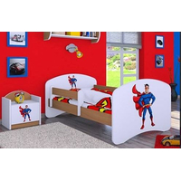 Dětská postel bez šuplíku 160x80cm SUPERMAN - buk