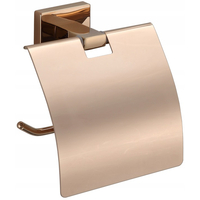 Držák toaletního papíru MEXEN ARNO s krytem - kovový - rose gold, 7020733-60