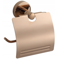 Držák toaletního papíru MEXEN REMO s krytem - kovový - rose gold, 7050733-60