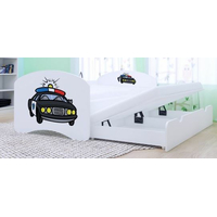 Dětská postel pro DVA (s výsuvným lůžkem) 160x80 cm - POLICIE