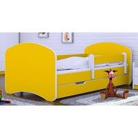 Dětská postel se šuplíkem 180x90 cm - ŽLUTÁ