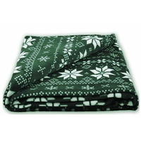 Deka NORDIC 170x200 cm - vánoční vzor - zelená