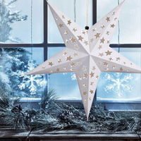 Vánoční závěsná LED hvězda - 60 cm