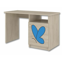 Dětský psací stůl s výřezem ŽIRAFA - modrá