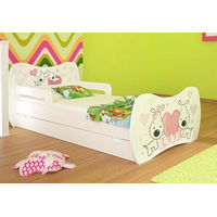 Dětská postel se šuplíkem 180x90cm ZAMILOVANÍ PEJSCI + matrace ZDARMA!