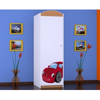 Dětská skříň RED CAR - TYP 5A