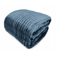 Deka přehoz LEO 150x200 cm - tmavě modrá