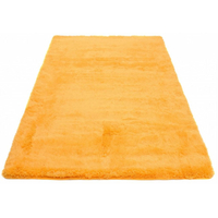 Dětský plyšový koberec MAX - hořčicově žlutý