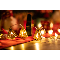 Vánoční svítící LED stromečky - dřevěné - 10 ks - 120 cm