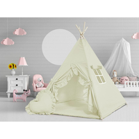 Dětský stan TEEPEE (TÝPÍ) GLAMI ECRU