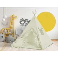 Dětský stan TEEPEE (TÝPÍ) GLAMI ECRU