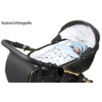 Spací pytel do kočárku 80x40 cm TheBaby - Jeleni na šedém podkladu/růžový