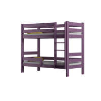 Dětská patrová postel z masivu GABI - 160x80 cm - bílá se zelenými šuplíky + MATRACE