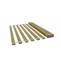 Dětská patrová postel z masivu GABI - 160x80 cm - bílá se zelenými šuplíky + MATRACE