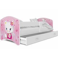 Dětská postel LUCY se šuplíkem - 180x90 cm - HELLO KITTY