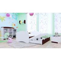Dětská postel pro DVA (s výsuvným lůžkem) 180x90 cm - BEZ MOTIVU