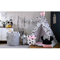 Dětský stan TEEPEE (TÝPÍ) EXCLUSIVE s doplňky - MYŠKA MINNIE - růžový