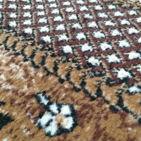 Kusový koberec ALPHA Flower - hnědý