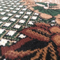 Kusový koberec ALPHA Flower - hnědý/zelený
