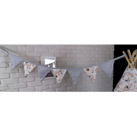 Dětský stan TEEPEE (TÝPÍ) PIVOŇKY s doplňky - šedý