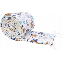 Ochranný mantinel do postýlky 180x30 cm BABYMAM PREMIUM - Boho zvířátka