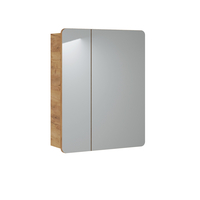 Sestava koupelnového nábytku BÁRA 60 cm se zrcadlovou skříňkou vč. zápustného keramického umyvadla