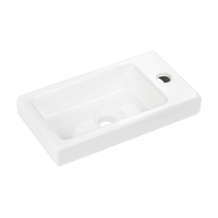 Sestava koupelnového nábytku BÁRA 40 cm s úzkou umyvadlovou skříňkou vč. keramického umyvadla bez přepadu