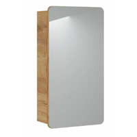Sestava koupelnového nábytku BÁRA 50 cm se zrcadlovou skříňkou vč. zápustného keramického umyvadla