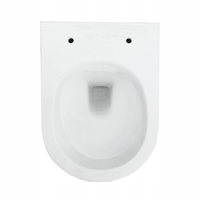 Závěsné WC MEXEN LENA RIMLESS - bílá s dekorem novin + Duroplast sedátko, 30224099