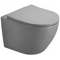 Závěsné WC MEXEN LENA RIMLESS - světle šedé matné + Duroplast sedátko, 30224061