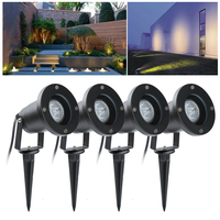 Zahradní reflektorová lampa SPOT - GU10 - IP65 - černá