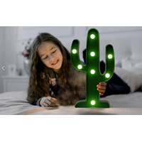 Dětská ozdobná LED lampička - Kaktus