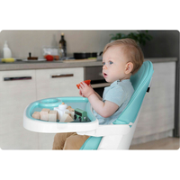 Dětská jídelní židlička TUGO 3v1 - světlemodrá