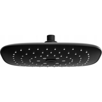 Sprchová dešťová hlavice MAXMAX MEXEN D-22 - 26x23 cm - černá, 79722-70
