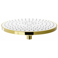 Sprchová dešťová hlavice MAXMAX MEXEN D-05 - 22 cm - zlatá/bílá, 79705-50