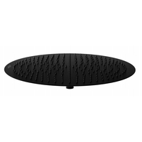 Sprchová dešťová hlavice MAXMAX MEXEN SLIM - kulatá - 40 cm - černá, 79240-70