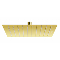 Sprchová dešťová hlavice MAXMAX MEXEN SLIM - čtvercová - 25x25 cm - zlatá, 79125-50