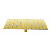 Sprchová dešťová hlavice MAXMAX MEXEN SLIM - čtvercová - 25x25 cm - zlatá, 79125-50